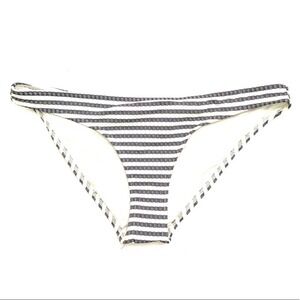Topshop•stripe bikini bottoms size 8